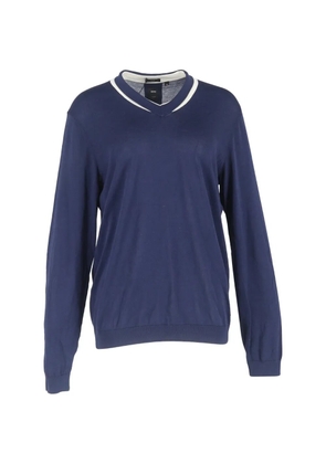 BOSS V-neck cotton top - Blue