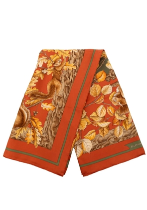 Hermès Pre-Owned 1986-1998 Casse Noisette Silk Scarf 90 scarves - Orange