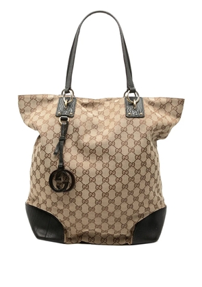 Gucci Pre-Owned 2000-2015 Large GG Canvas GG Charm tote bag - Brown