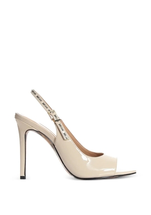 Just Cavalli slingback heeled sandals - Neutrals