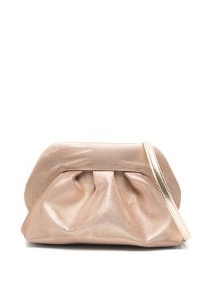 Themoirè medium Bios clutch bag - Gold