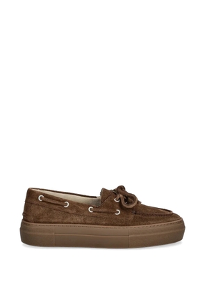 Copenhagen CPH178 lace-up platform boat shoes - Brown