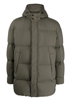 Canali hooded padded jacket - Green