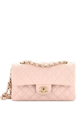 CHANEL Pre-Owned Classic Double Flap Bag Quilted Lambskin Small shoulder bag - Neutrals