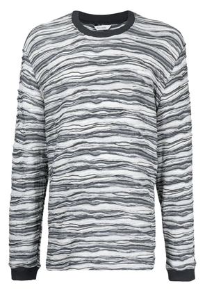 Holzweiler graphic-print long-sleeve T-shirt - Grey