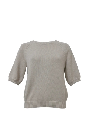 'S Max Mara Corinne ribbed T-shirt - Neutrals