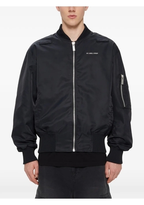 44 LABEL GROUP zipped bomber jacket - Black
