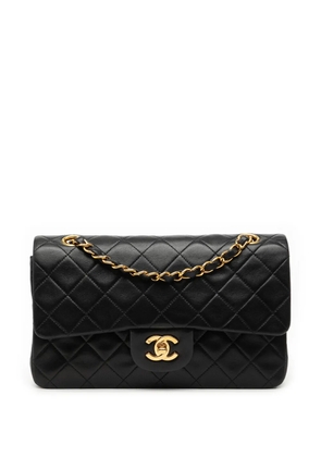 CHANEL Pre-Owned 1996-1997 Small Classic Lambskin Double Flap shoulder bag - Black