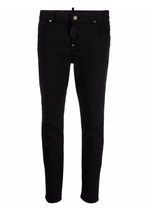 DSQUARED2 logo-patch denim jeans - Black