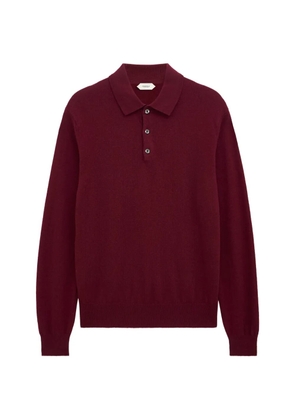 Pringle of Scotland long-sleeve cashmere polo shirt - Red