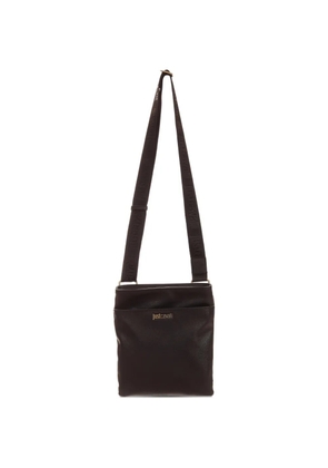 Just Cavalli textured messenger bag - Black