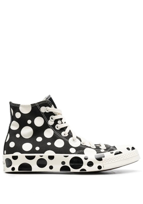 Converse polka-dot print Chuck-Taylor sneakers - Black
