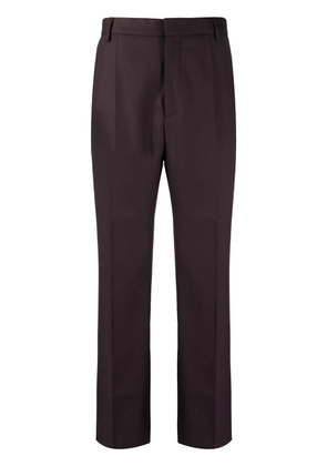 Nanushka Jun twill straight-leg trousers - Purple