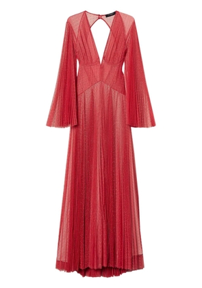 TWINSET pleated dress - Red