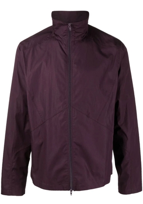 GR10K zipped-up stand-up neck jacket - Purple