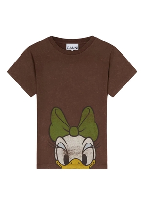 GANNI x Disney graphic T-shirt - Brown