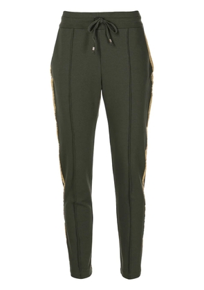 Madison.Maison side-stripe track pants - Green