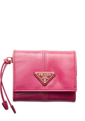 Prada Small leather wallet - Pink