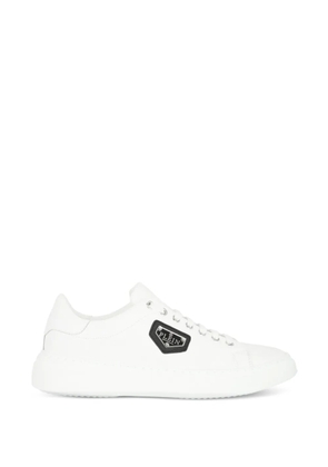 Philipp Plein Iconic leather sneakers - White