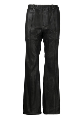 Taakk elastic-waist straight-leg trousers - Black