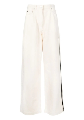 Peter Do high-rise wide-leg jeans - White