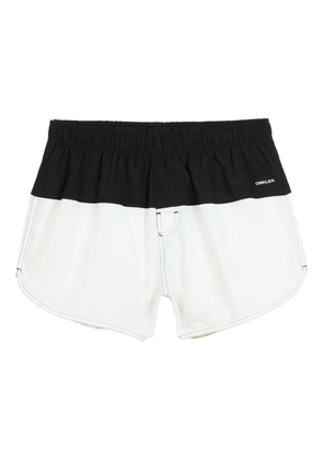 Osklen two-tone elasticated swim shorts - White