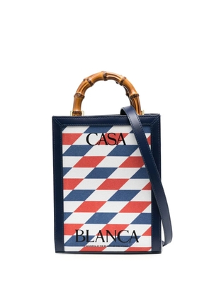 Casablanca Casa logo-print tote bag - White