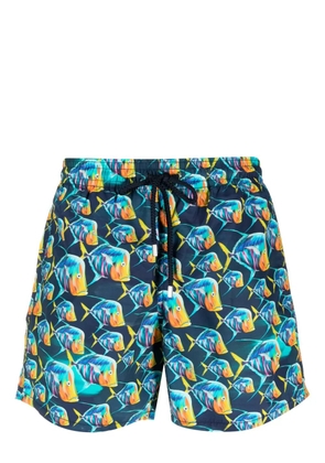 Vilebrequin Moorea fish-print swim shorts - Blue