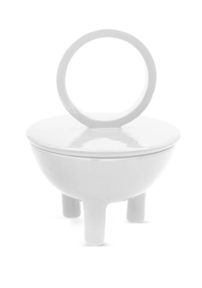 C'era Fragrance Wok candle - White