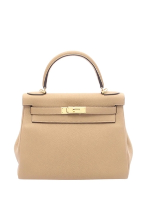 Hermès Pre-Owned 2025 Togo Kelly II Retourne 28 handbag - Brown