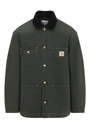 Carhartt WIP corduroy-collar cotton jacket - Green