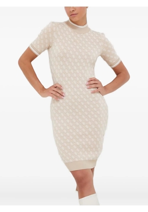 GUESS USA patterned short-sleeve dress - Neutrals