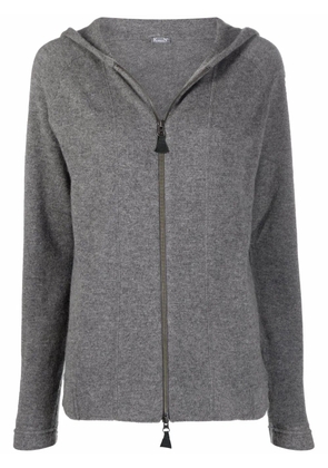 Kristensen Du Nord cashmere zip-up hoodie - Grey