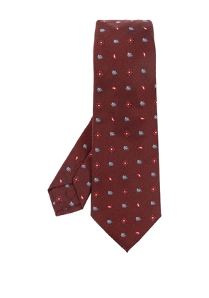 ETRO patterned silk tie - Red