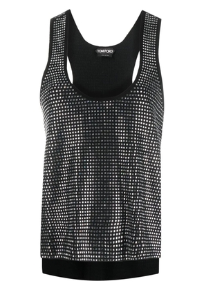 TOM FORD square mirrored vest top - Black