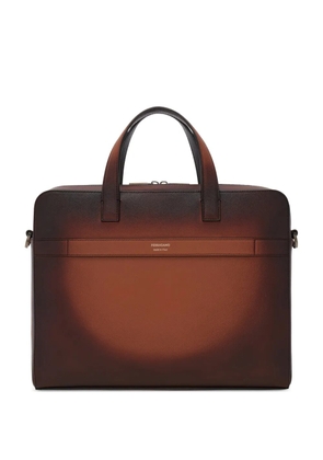Ferragamo Gancini briefcase - Brown