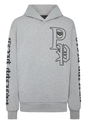 Philipp Plein Gothic Plein hoodie - Grey
