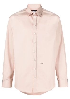 DSQUARED2 logo-print cotton shirt - Pink
