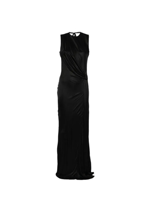 Elisabetta Franchi draped-detail maxi dress - Black