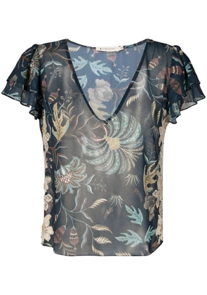 Lethicia Bronstein Aisha floral-print blouse - Green