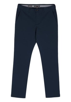 Michael Kors seersucker straight-leg trousers - Blue