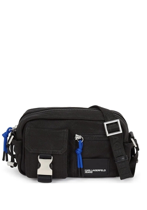 Karl Lagerfeld Jeans logo-print crossbody bag - Black