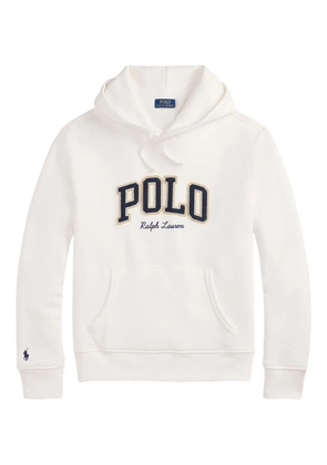 Polo Ralph Lauren logo-embroidered hoodie - White