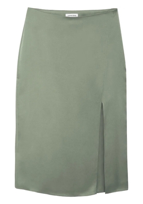 ANINE BING Jolin silk skirt - Green
