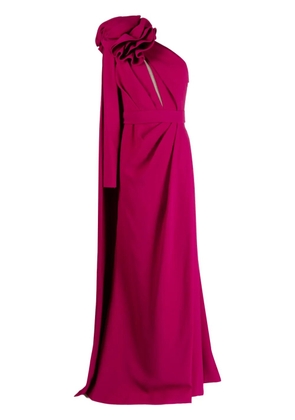 Elie Saab Cady flower-detailing dress - Pink