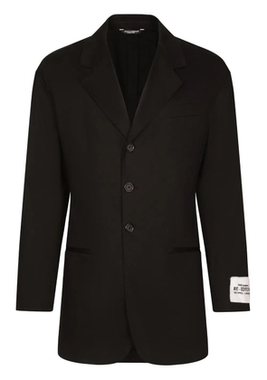 Dolce & Gabbana cotton gabardine blazer - Black
