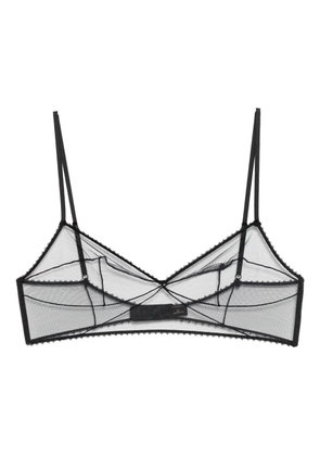 Kiki de Montparnasse Perle Longline bra - Black