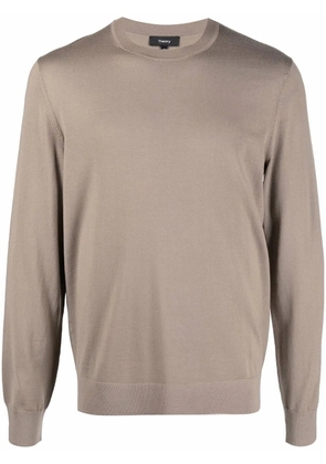 Theory round neck jumper - Neutrals