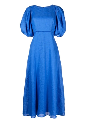 Faithfull the Brand Valerina linen maxi dress - Blue