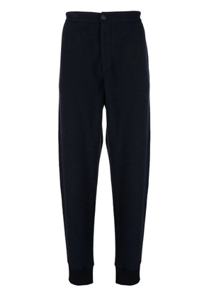 Giorgio Armani high-waist tapered-leg trousers - Blue